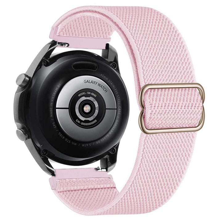 Adjustable Nylon Sports Watch Band For Samsung Light Pink / 20mm DS2105242S12