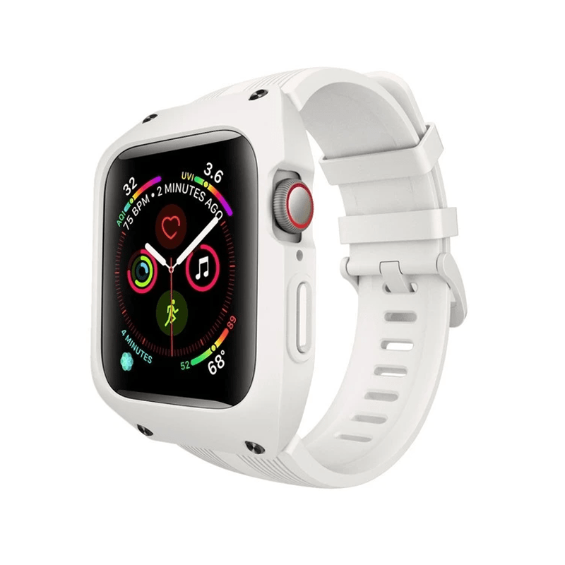Tough Sports Watch Band With Built In Case White / 44mm DP190334L02
