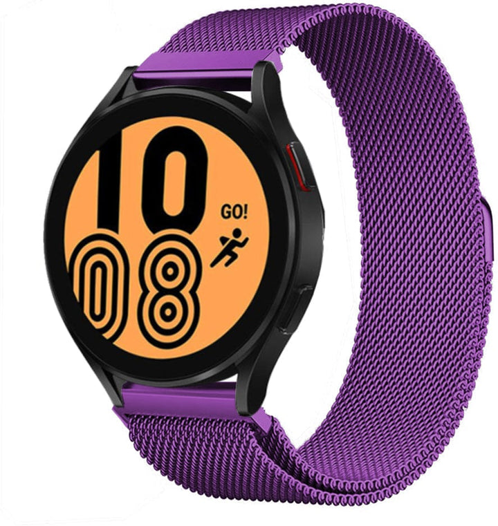 Milanese Stainless Steel Watch Band For Samsung Purple / 20mm DX090304