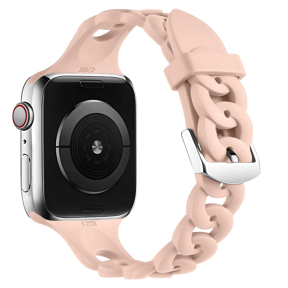 Silicone Chain Watch Band Pink Sand / 38mm, 40mm & 41mm DP202112181S04