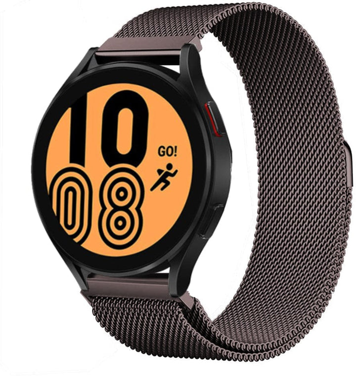 Milanese Stainless Steel Watch Band For Samsung Dark Brown / 20mm DX090305