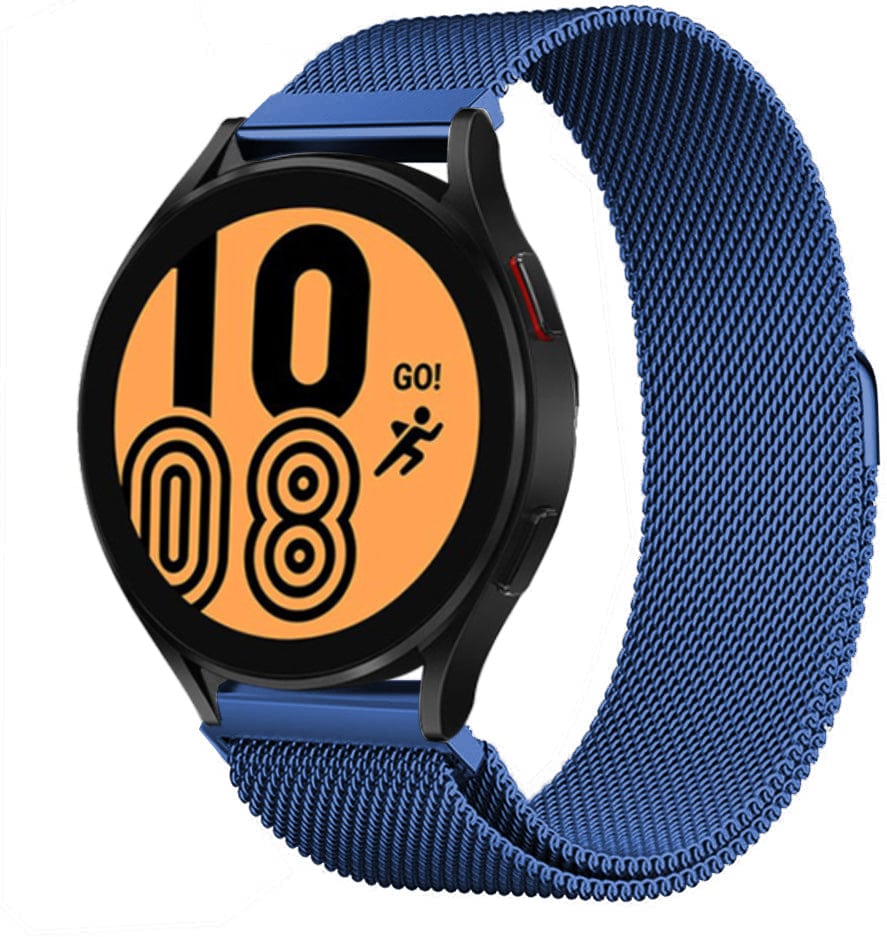 Milanese Stainless Steel Watch Band For Samsung Blue / 20mm DX090303