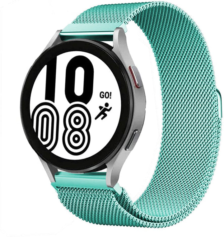 Milanese Stainless Steel Watch Band For Samsung Turquoise / 20mm DX090323