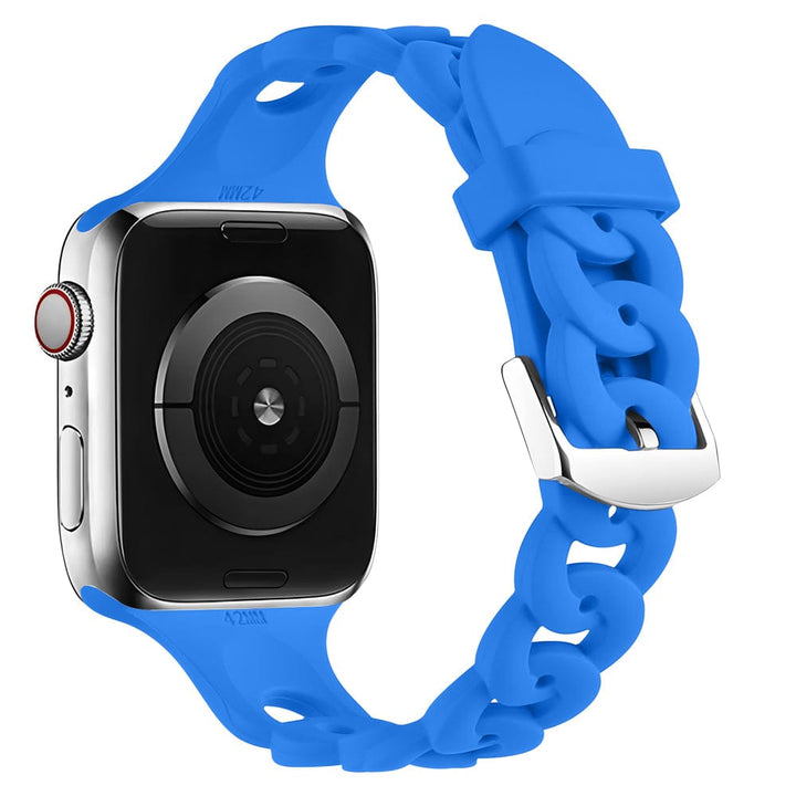 Silicone Chain Watch Band Blue / 38mm, 40mm & 41mm DP202112181S05