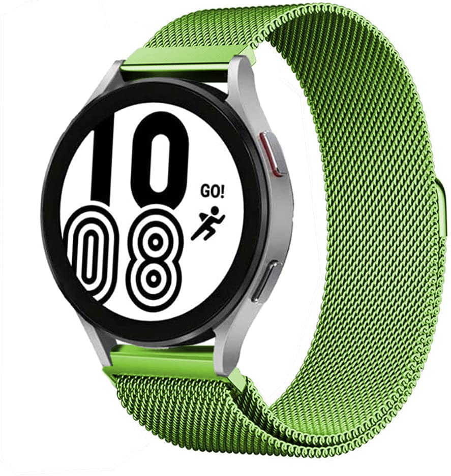 Milanese Stainless Steel Watch Band For Samsung Green / 20mm DX090309