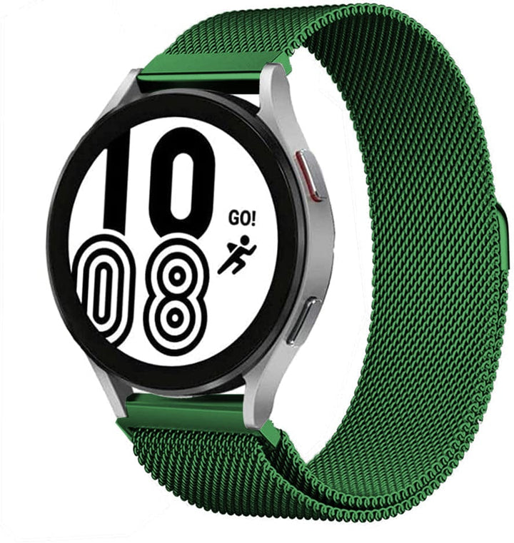 Milanese Stainless Steel Watch Band For Samsung Dark Green / 20mm DX090311