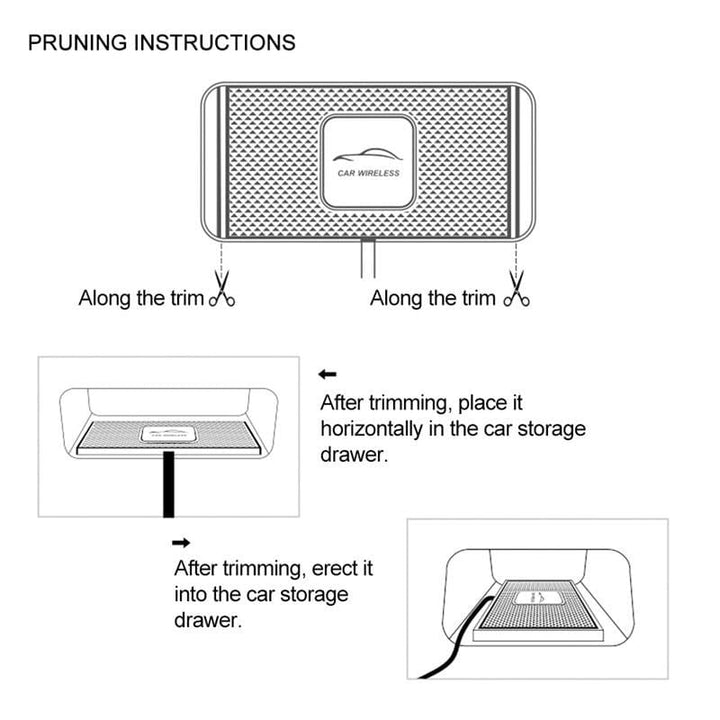 Wireless Charger Mat For Car CM20210317-CAR CHARGER PAD