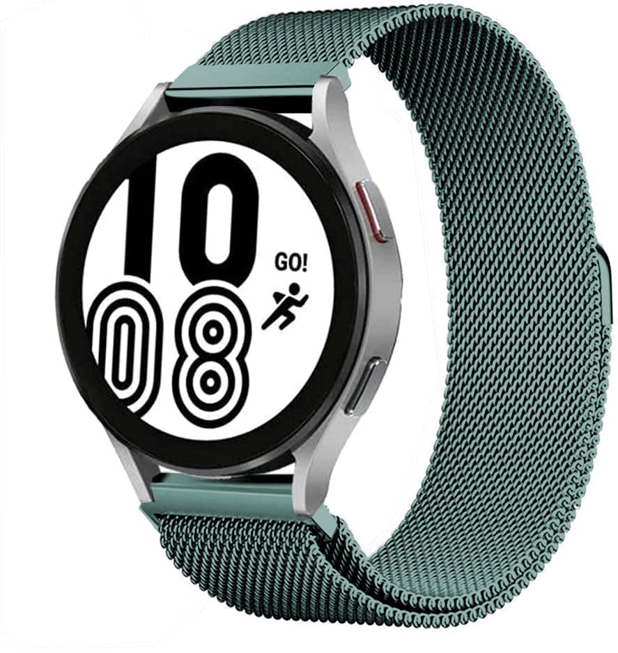 Milanese Stainless Steel Watch Band For Samsung Pine Green / 20mm DX090315