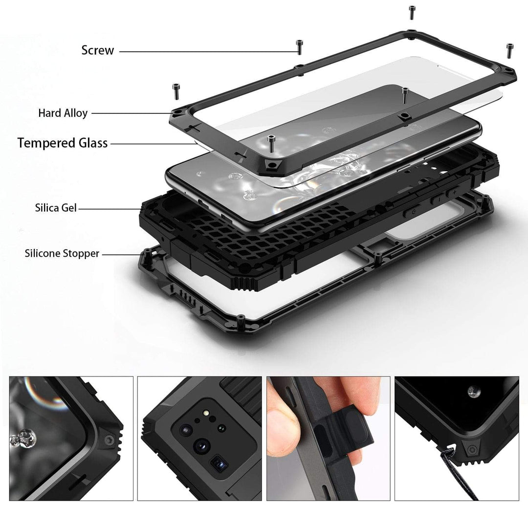 Heavy Duty Case with Kickstand For Samsung Galaxy