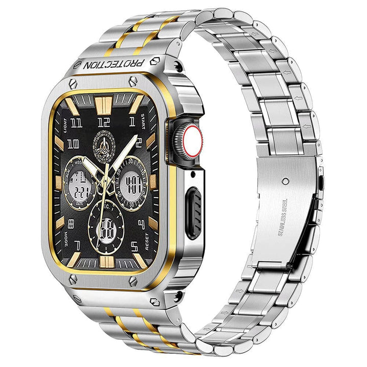 Stainless Steel Watch Band With Shockproof Case