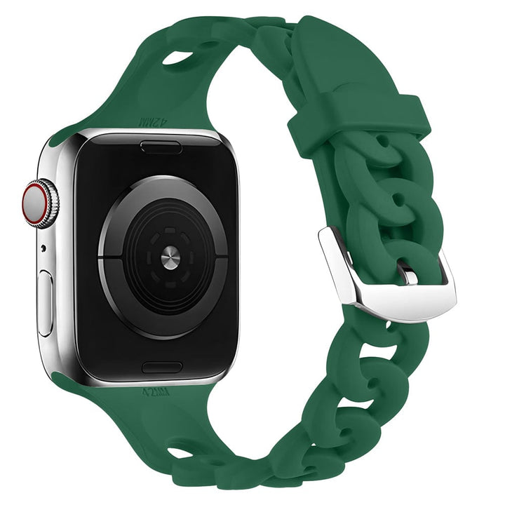 Silicone Chain Watch Band Sea Green / 38mm, 40mm & 41mm DP202112181S18