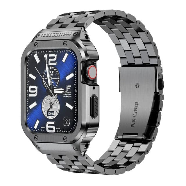 Stainless Steel Bracelet Watch Band With Shockproof Case Space Gray / 44mm DP2210172S02&DP18111200&DP18112200