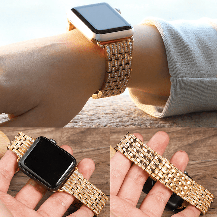Rhinestone Watch Band