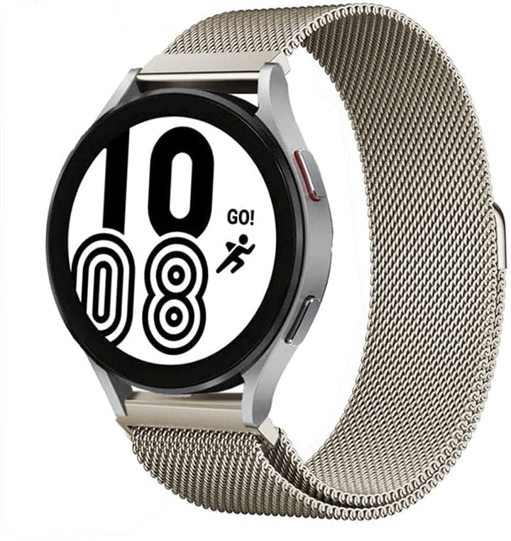 Milanese Stainless Steel Watch Band For Samsung Vintage Gold / 20mm DX090306
