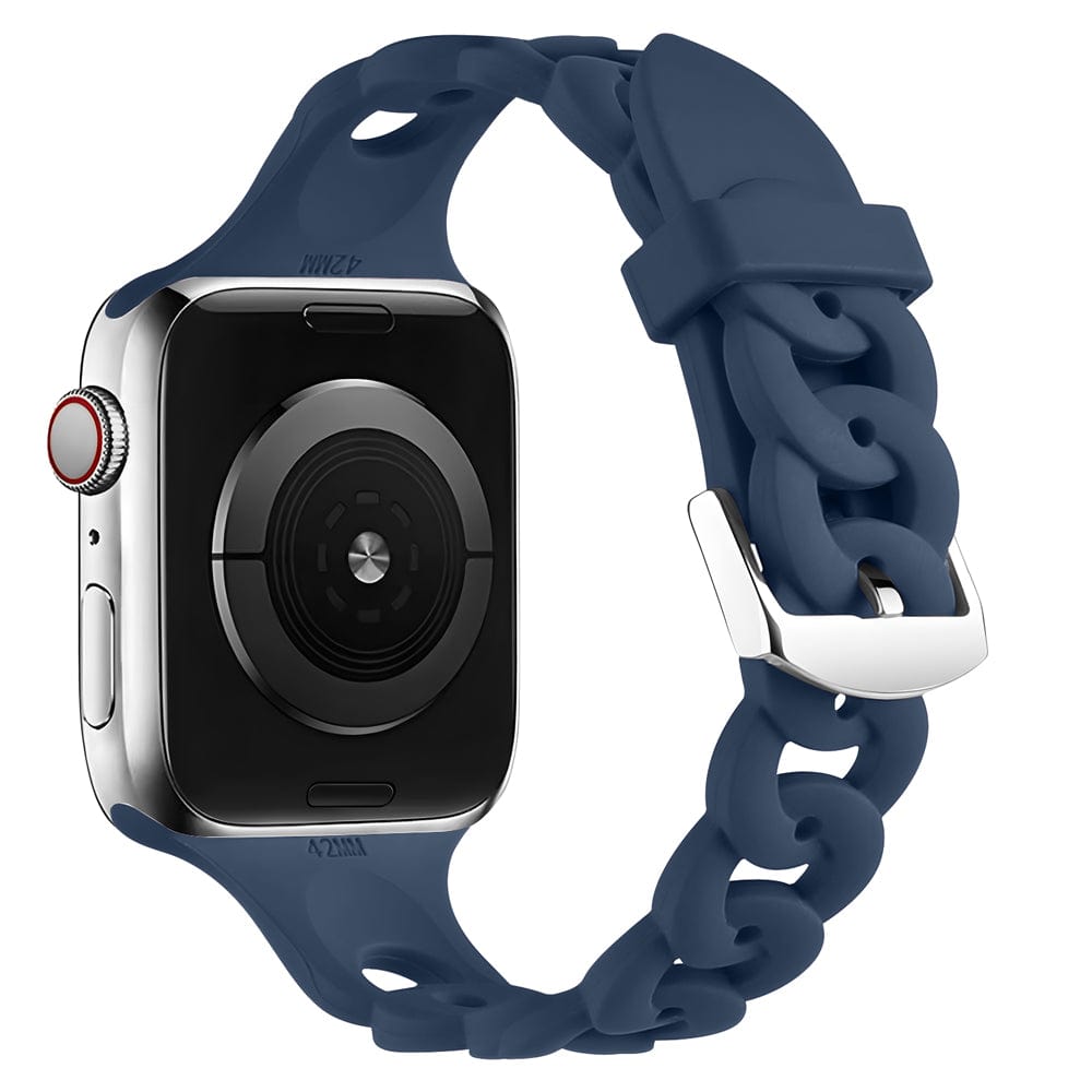 Silicone Chain Watch Band Midnight Blue / 38mm, 40mm & 41mm DP202112181S08