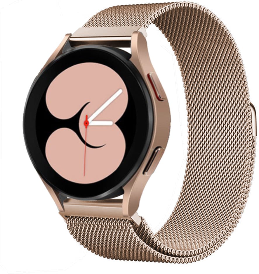 Milanese Stainless Steel Watch Band For Samsung Rose Gold / 20mm DX032703