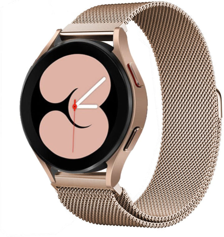 Milanese Stainless Steel Watch Band For Samsung Rose Gold / 20mm DX032703