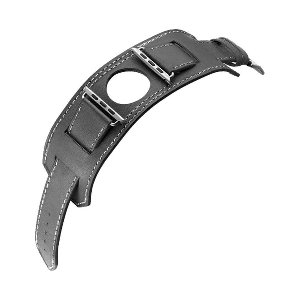 Cuff Bracelet Watch Band Black / 38mm, 40mm & 41mm DX100806