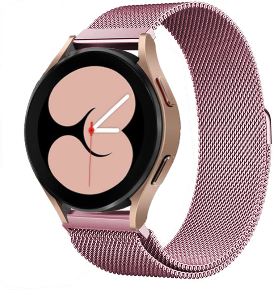 Milanese Stainless Steel Watch Band For Samsung Pink Gold / 20mm DX090301