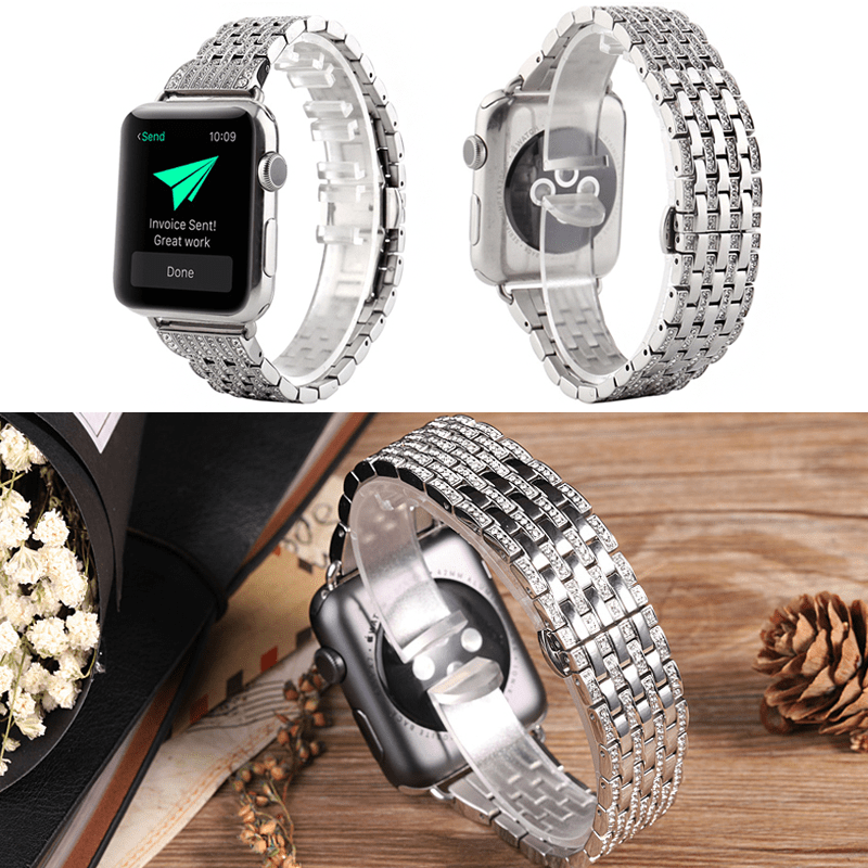 Rhinestone Watch Band