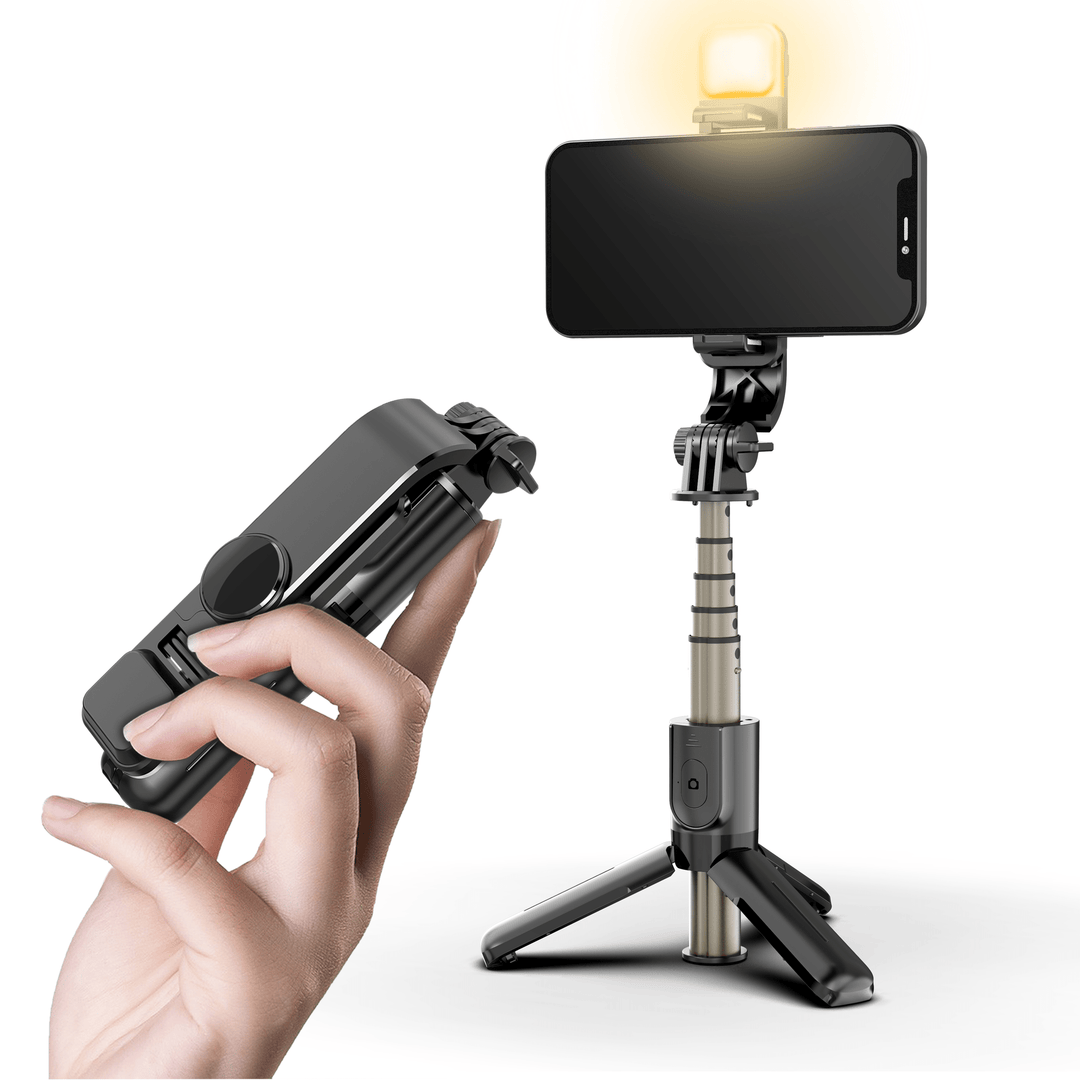 Selfie Stick Tripod With LED light C20220510-02-L10S