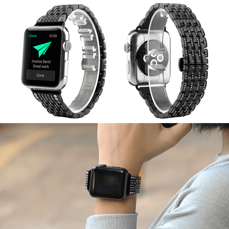Rhinestone Watch Band