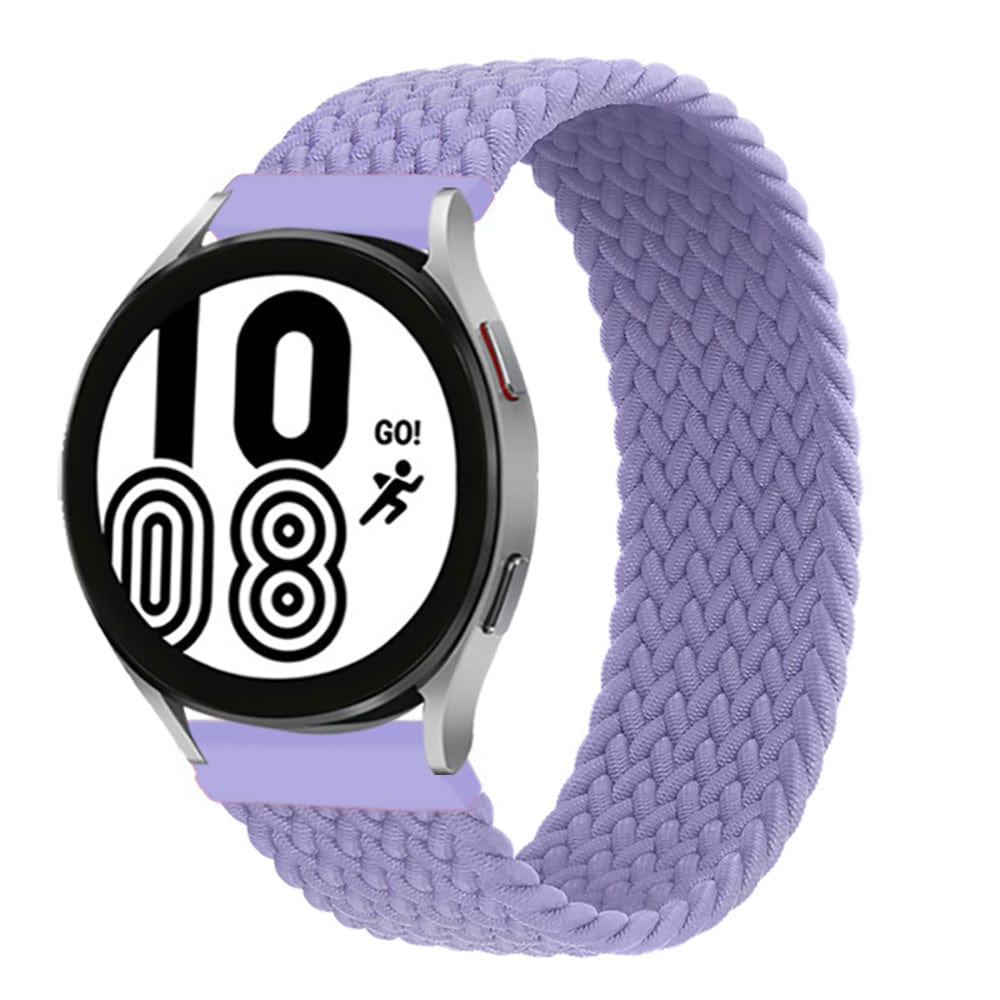 Braided Solo Loop Watch Band For Samsung Lavender / 20mm / XXS DS201202S24-XXS