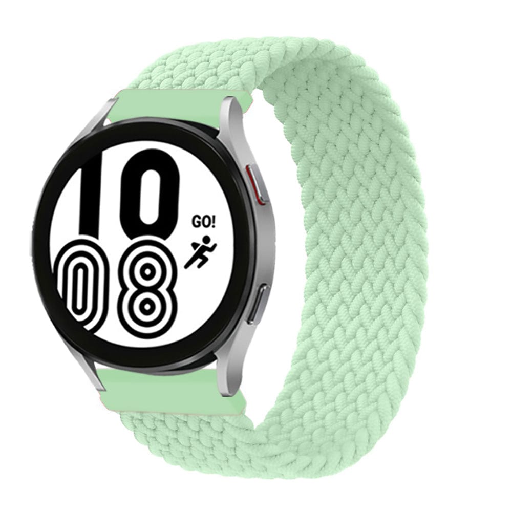 Braided Solo Loop Watch Band For Samsung Mint Green / 20mm / XXS DS201202S27-XXS