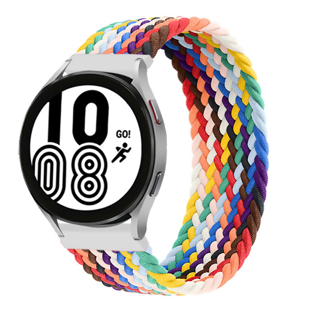 Braided Solo Loop Watch Band For Samsung Rainbow 2 / 20mm / XXS DS201202S12-XXS
