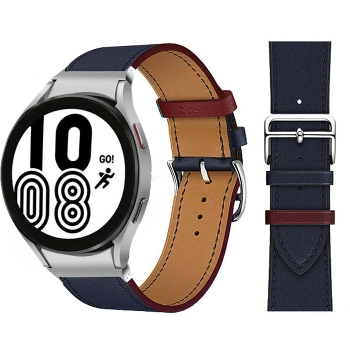 Leather Watch Band For Samsung Indigo / Galaxy Watch4 (40mm & 44mm) DX021014S08&DX021092401