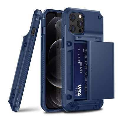 Shockproof Card Holder Phone Case iPhone 6 / Blue