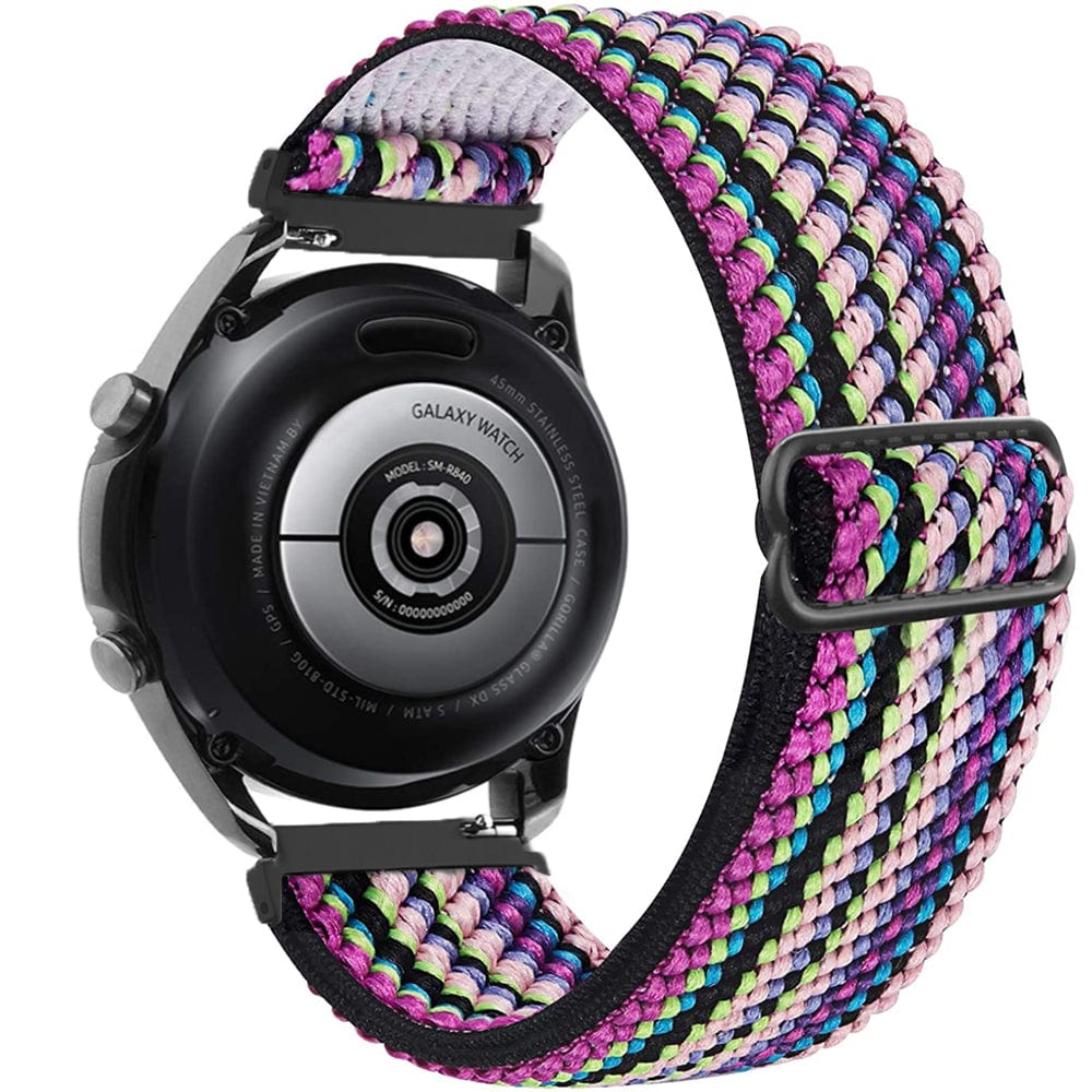 Adjustable Nylon Sports Watch Band For Samsung Boho Purple / 20mm DS2105242S08