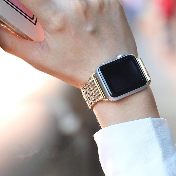 Rhinestone Watch Band