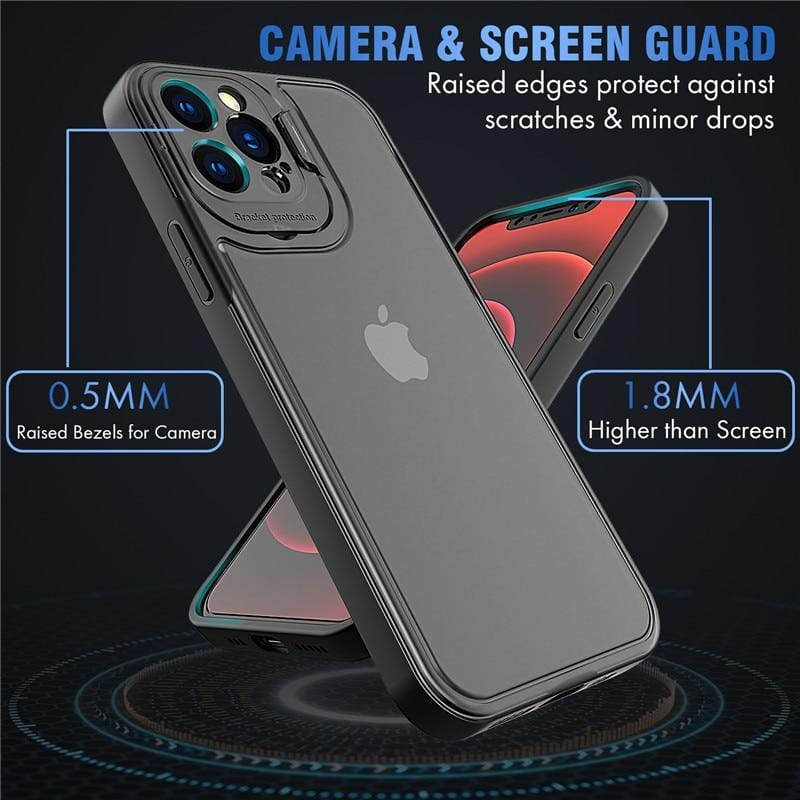 Shockproof Camera Kickstand Phone Case