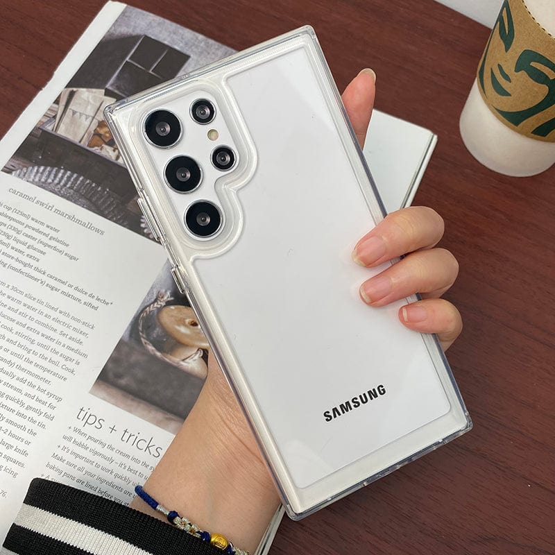 Clear Shockproof Case For Samsung Galaxy