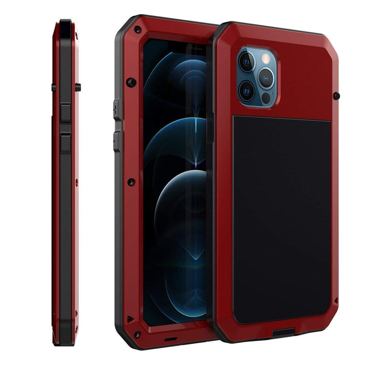 Heavy Duty Phone Case iPhone 12 / Red W2000814A-16-Red