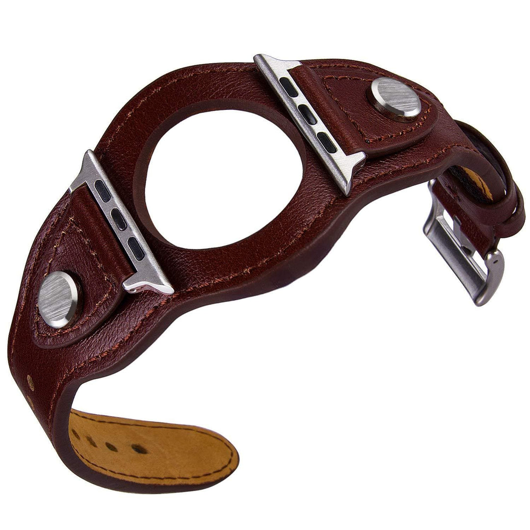 Leather Cuff Watch Band Red / 38mm, 40mm & 41mm DP2051108S04+B
