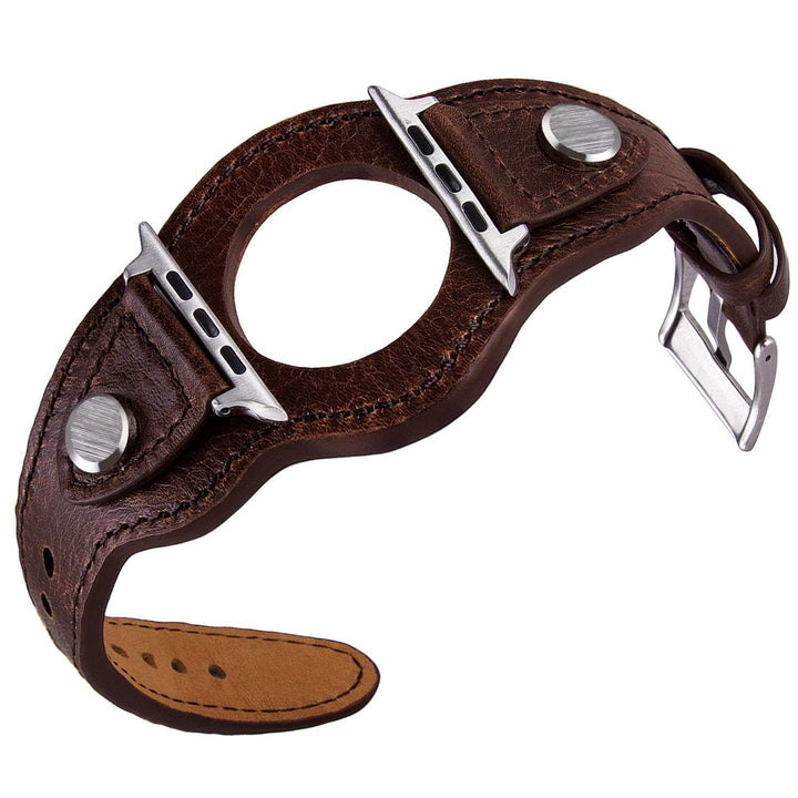 Leather Cuff Watch Band