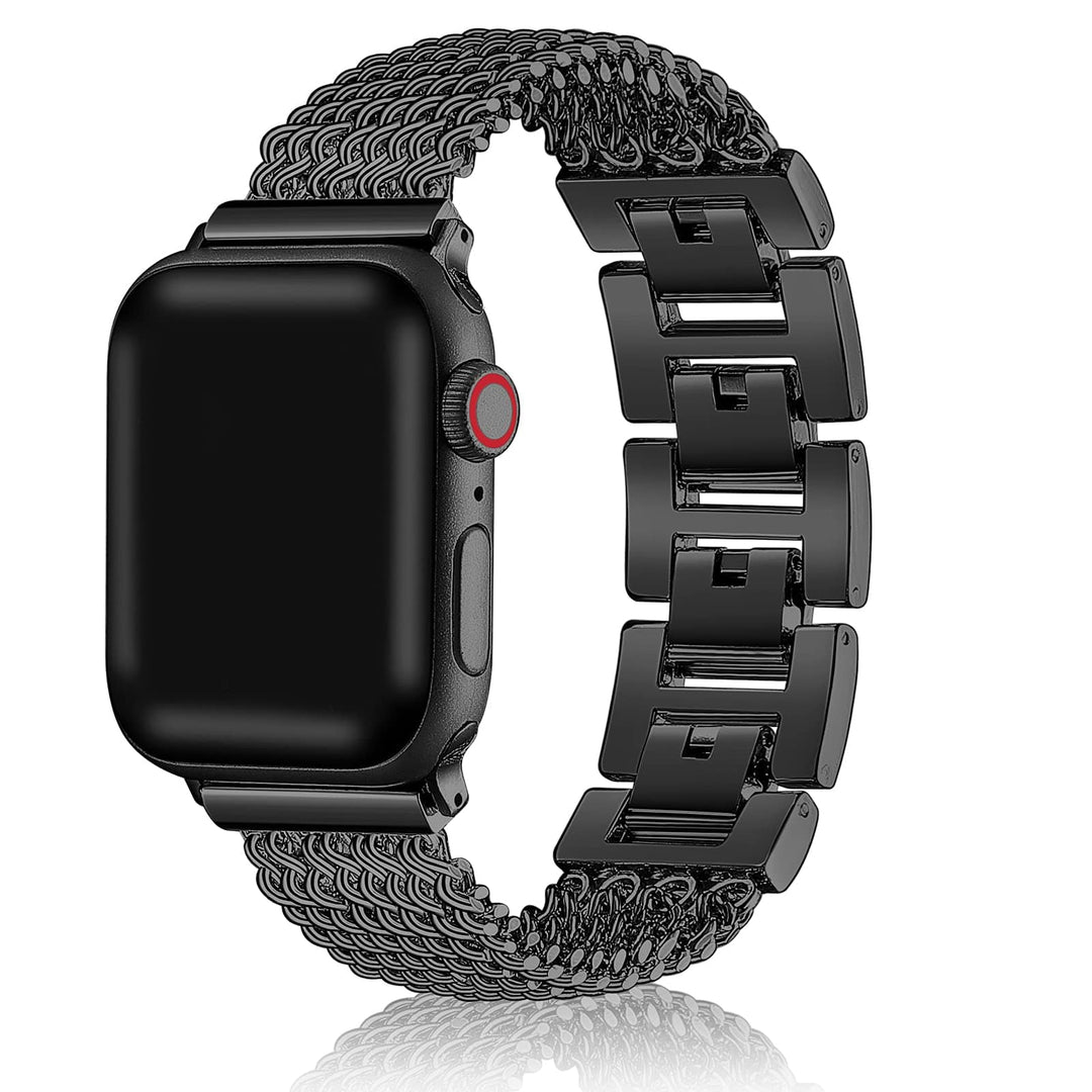 Chain Stainless Steel Watch Band With Case