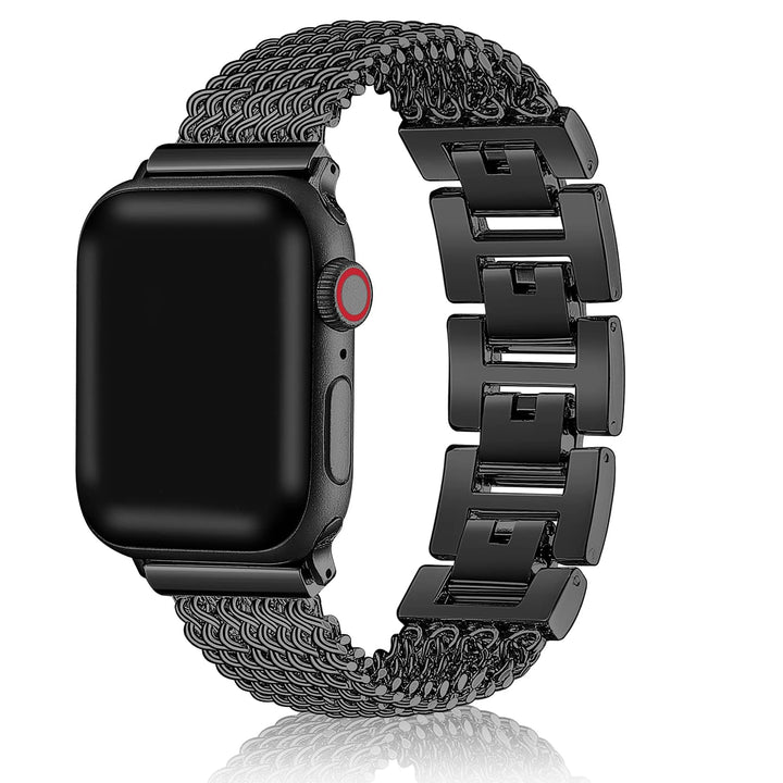 Chain Stainless Steel Watch Band With Case