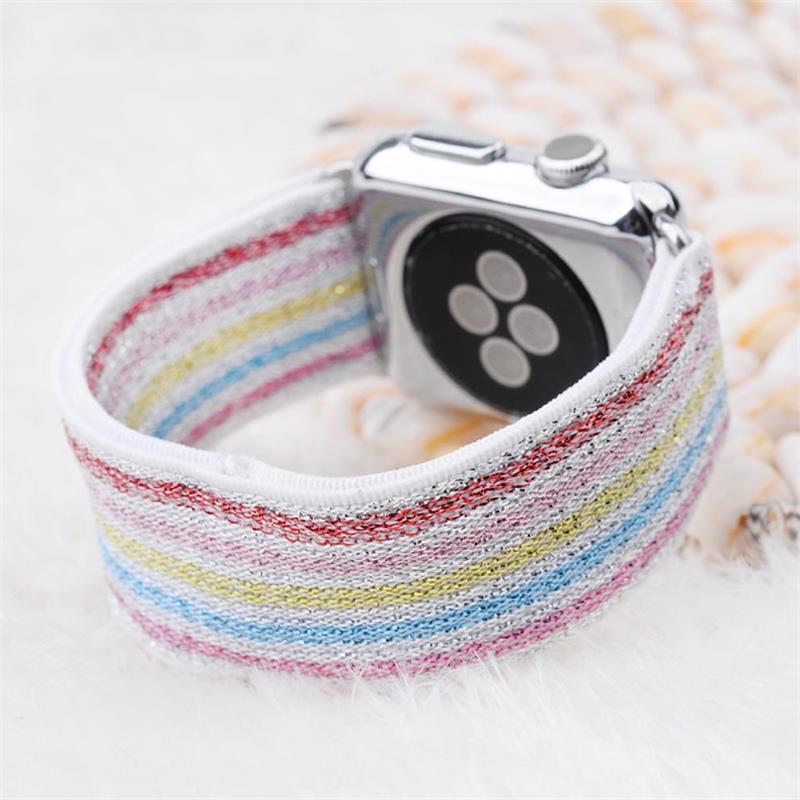 Elasticated Nylon Watch Band Multicolor A / 38mm / 40mm / 41mm DP191033S51