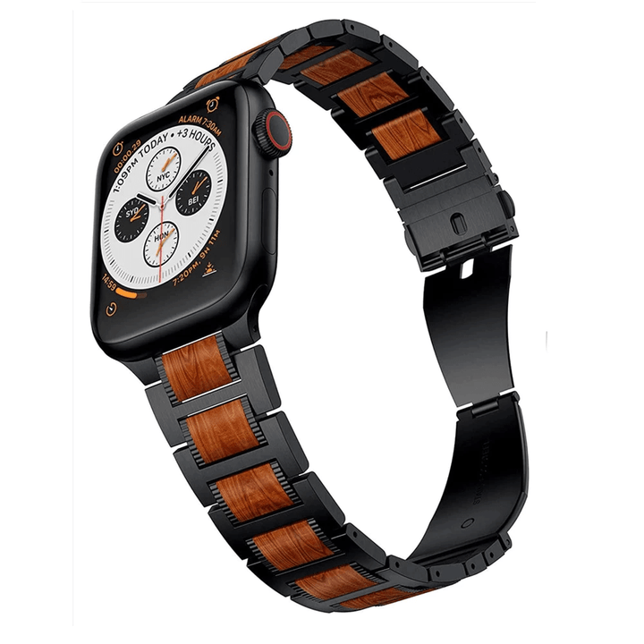 Sandalwood Stainless Steel Watch Band Black / 38mm, 40mm & 41mm DP2051107S02