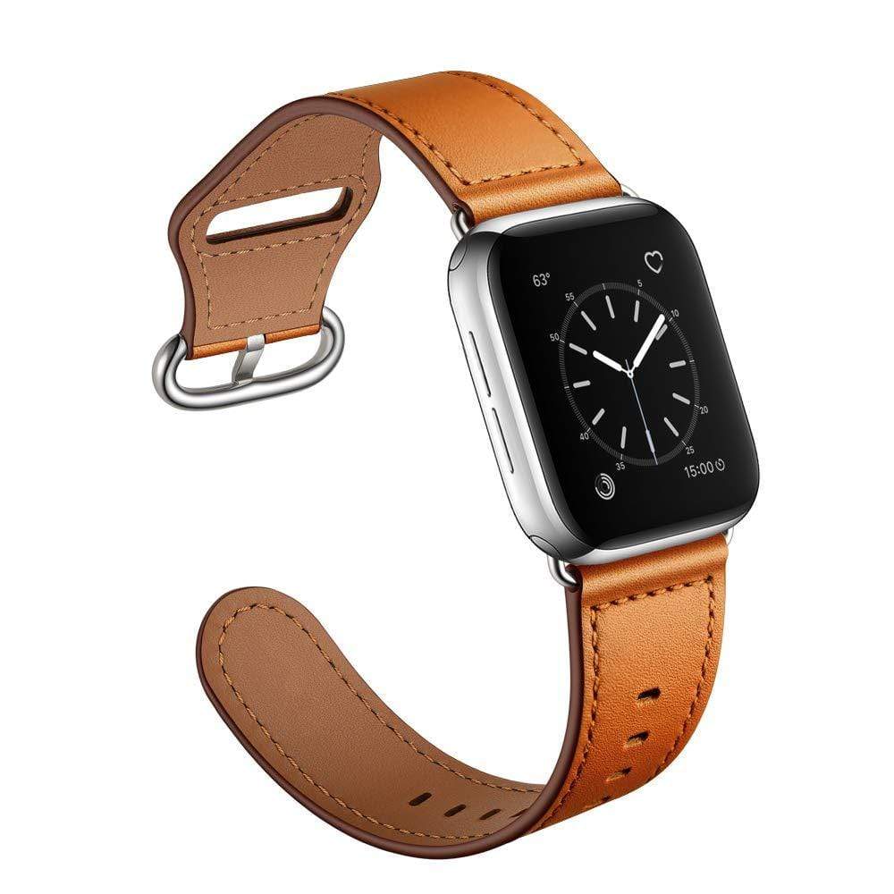 Leather Loop Watch Band Brown With Buckle / 38mm / 40mm / 41mm DP191113S32