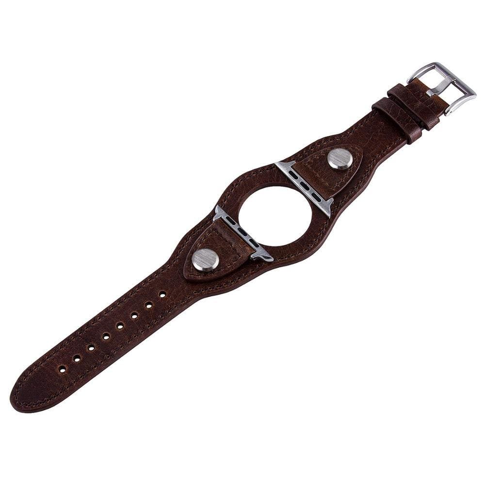 Leather Cuff Watch Band