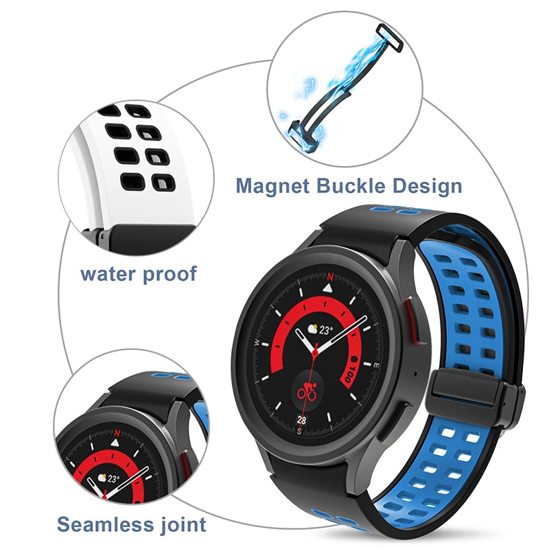 Bracelet de montre de sport magnétique pour Samsung