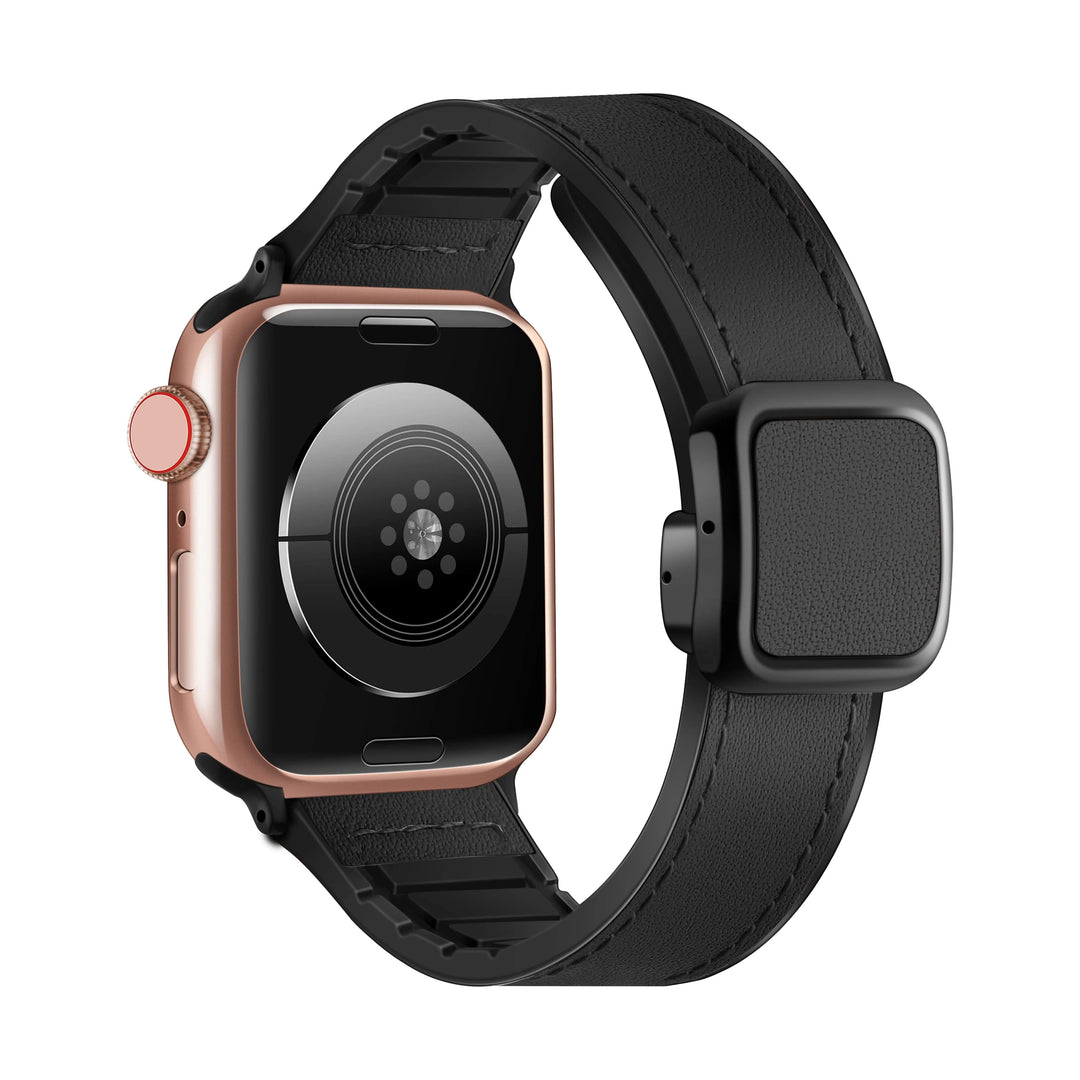 Leather Sport Watch Band Black / 38mm, 40mm & 41mm DP2312151S10