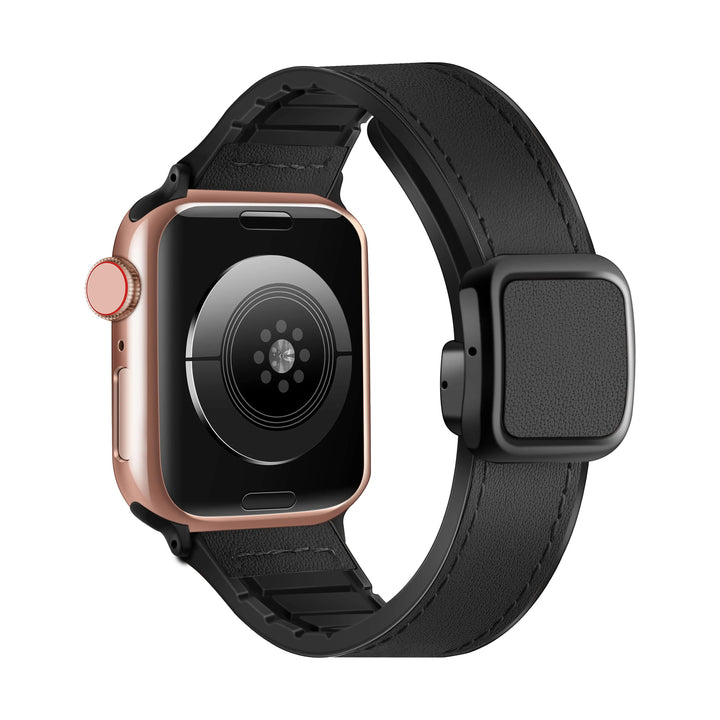 Leather Sport Watch Band Black / 38mm, 40mm & 41mm DP2312151S10