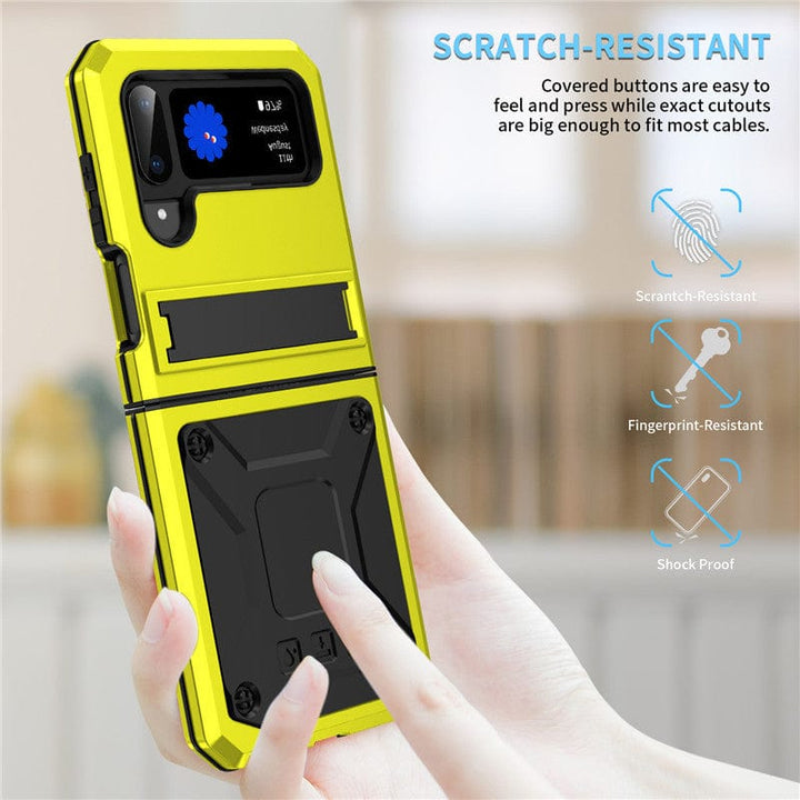Heavy Duty Case with Kickstand For Samsung Z Flip