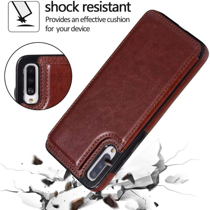 Leather Wallet Case For Samsung Galaxy S