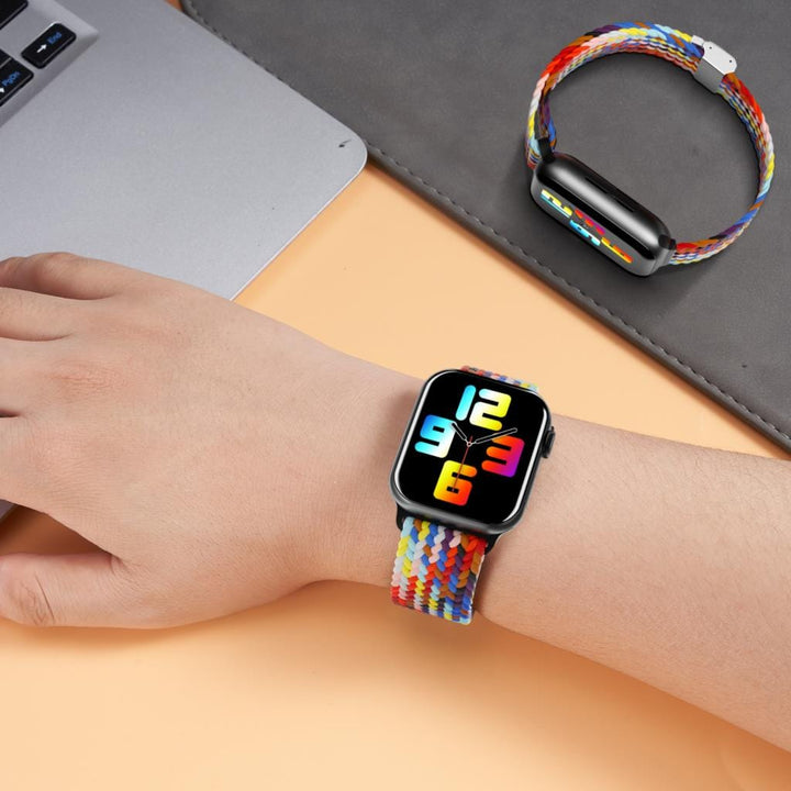 Braided Loop Watch Band With Case